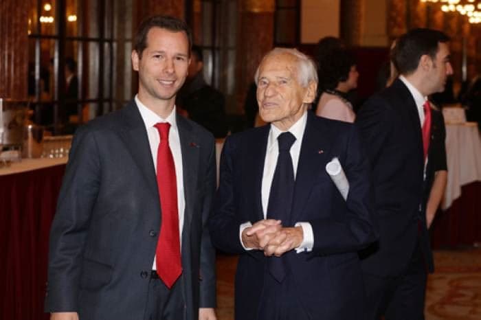 Harold Parisot et Jean d'Ormesson